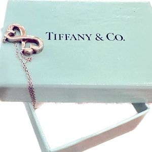 Tiffany & Co. Silver Infinity Heart Necklace